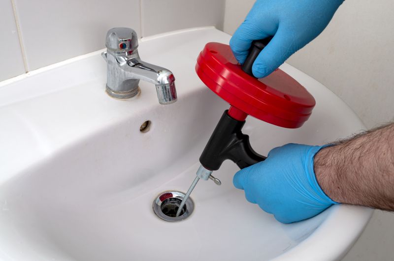 Sink Unclogging detail