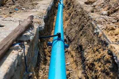 Water Line Installation detail